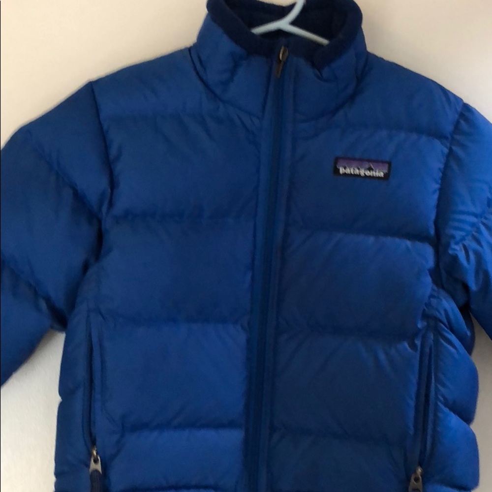 Patagonia boys jacket. Blue. Size 3-4. NWOT.